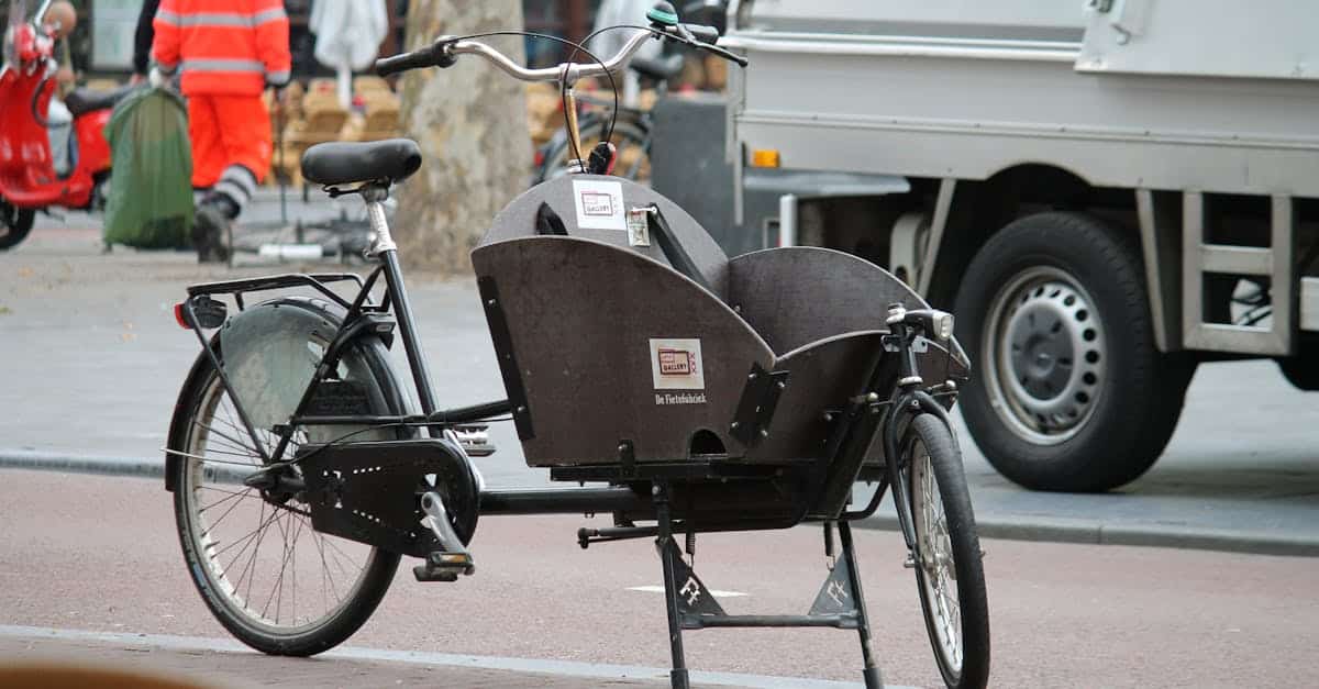 découvrez le vélo cargo, une solution de transport écologique et pratique pour vos courses et livraisons. idéal pour les familles et les professionnels, il combine capacité de chargement et maniabilité en milieu urbain.